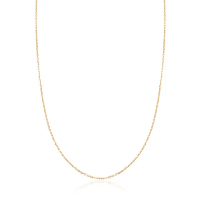 Ross-simons 18kt Yellow Gold 1.5mm Cable Link Necklace