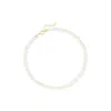 Ross-simons 3.5-4mm Opal Bead Anklet In 14kt Yellow Gold In Multi
