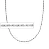 Ross-simons 3mm Sterling Silver Rope Chain Necklace In Silver