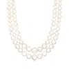 Ross-simons 5-11mm Cultured Pearl 2-strand Necklace With Sterling Silver In Multi