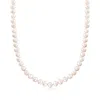 Ross-simons 6-7mm Cultured Pearl Necklace With Sterling Silver In Multi