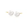 Ross-simons 6-7mm Cultured Pearl Stud Earrings In 14kt Yellow Gold In White