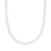 Ross-simons 6-7mm Cultured Pearl Necklace With 14kt Yellow Gold In Multi
