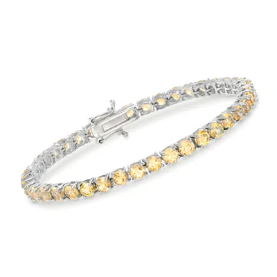 Ross-simons Amethyst Tennis Bracelet In Sterling Silver In Multi
