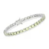 Ross-simons Amethyst Tennis Bracelet In Sterling Silver In Multi
