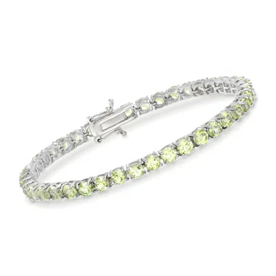 Ross-simons Amethyst Tennis Bracelet In Sterling Silver In Multi