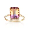 Ross-simons Ametrine Solitaire Ring In 14kt Yellow Gold