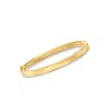 Ross-simons 18kt Gold Over Sterling Polished Bangle Bracelet In Gold