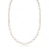 Ross-simons Baby/children's 4-4.5mm Cultured Pearl Necklace With 14kt Yellow Gold In Multi
