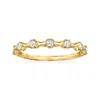Ross-simons Bezel-set Diamond Ring In 18kt Yellow Gold In White