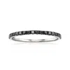 Ross-simons Black Diamond Ring In Sterling Silver In Black