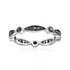 Ross-simons Black Diamond Ring In Sterling Silver In Black