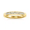 Ross-simons Channel-set Diamond Wedding Band In 14kt Yellow Gold In White