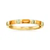 Ross-simons Citrine And . Peridot Ring In 14kt Yellow Gold In Yellow