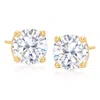 Ross-simons Cz In 14kt Yellow Gold In White