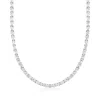 ROSS-SIMONS CZ TENNIS NECKLACE IN STERLING SILVER. 18 INCHES