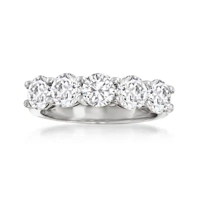 Ross-simons Diamond 5-stone Ring In 14kt White Gold