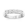 Ross-simons Diamond 5-stone Ring In 14kt White Gold In White