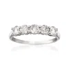 Ross-simons Lab-grown Diamond 5-stone Ring In 14kt White Gold In White