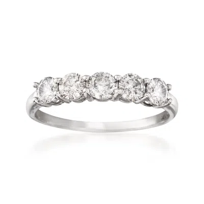 Ross-simons Diamond 5-stone Ring In 14kt White Gold