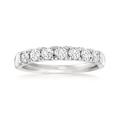 Ross-simons Diamond 7-stone Ring In Platinum In White