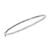 Ross-simons Diamond Bangle Bracelet In Sterling Silver In Multi