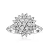 Ross-simons Diamond Cluster Ring In 14kt White Gold In White