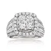 Ross-simons Diamond Cluster Ring In 14kt White Gold In White