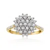 Ross-simons Diamond Cluster Ring In 14kt Yellow Gold