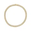 Ross-simons Diamond Collar Necklace In 18kt Gold Over Sterling In Multi