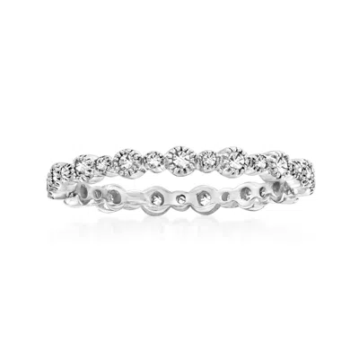 Ross-simons Diamond Eternity Band In 14kt White Gold