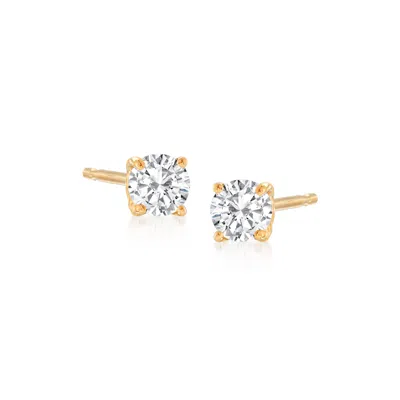 Ross-simons Diamond In 14kt Yellow Gold In White