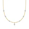 ROSS-SIMONS DIAMOND KITE-SHAPED STATION NECKLACE IN 14KT YELLOW GOLD