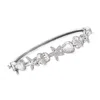 Ross-simons Diamond Sea Life Bangle Bracelet In Sterling Silver In Metallic