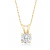 Ross-simons Diamond Solitaire Necklace In 14kt Yellow Gold In Multi