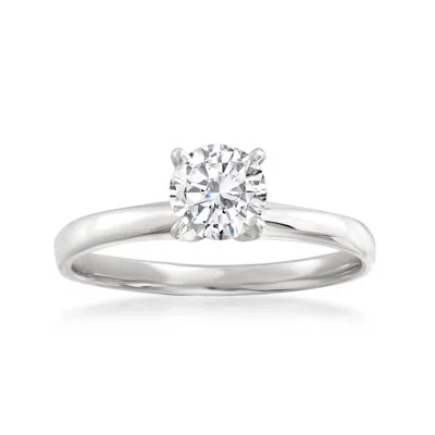 Ross-simons Diamond Solitaire Ring In 14kt White Gold