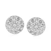 Ross-simons Diamond Stud Earrings In Sterling Silver In White