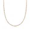 Ross-simons Diamond Tapered Baguette Necklace In 14kt Yellow Gold In Multi
