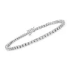 Ross-simons Diamond Tennis Bracelet In 14kt Yellow Gold In Multi