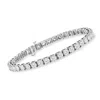 Ross-simons Diamond Tennis Bracelet In 14kt Yellow Gold In Multi