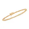 Ross-simons Diamond Tennis Bracelet In 18kt Gold Over Sterling In White