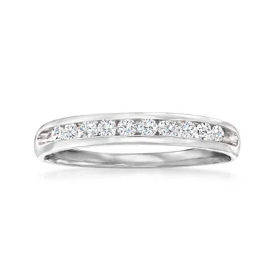 Ross-simons Diamond Wedding Ring In 14kt White Gold