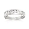 Ross-simons Diamond Wedding Ring In 14kt White Gold In White
