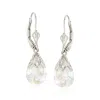 Ross-simons Floating Opal Drop Earrings In 14kt White Gold In White