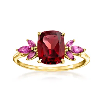 Ross-simons Garnet Ring With . Rhodolite Garnet In 14kt Yellow Gold In Red