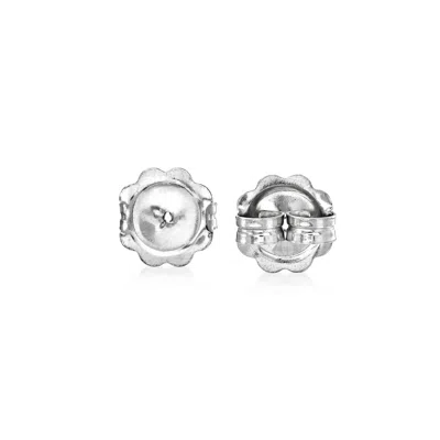 Ross-simons Italian 14kt White Gold X-large 9mm Earring Backings