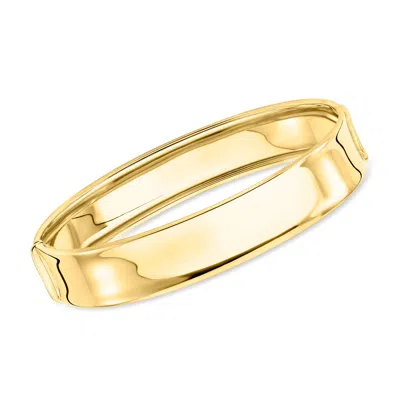 Ross-simons Italian 14kt Yellow Gold Bangle Bracelet