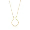 Ross-simons Italian 14kt Yellow Gold Charm-compatible Cable-chain Necklace