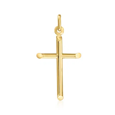 Ross-simons Italian 14kt Yellow Gold Cross Pendant