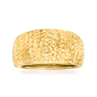 Ross-simons Italian 14kt Yellow Gold Dome Ring